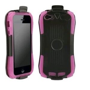 Apple iPhone 5/5s/SE 2016 UMA Menace Hybrid Case - Pink/Black - Brand New